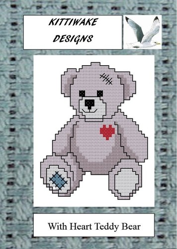 With heart teddy - heart, bear