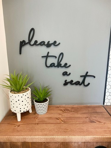 Please take seat bathroom - please,