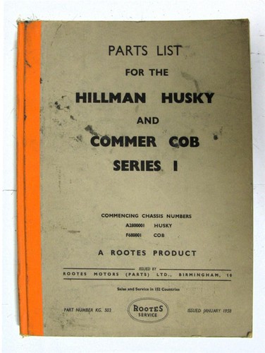 Hillman husky commer - hillman,