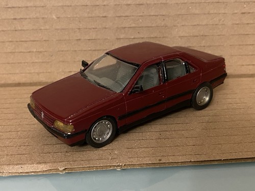 Resin kit mounted - peugeot, 405