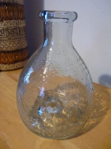 Vintage heavy glass wasp trap - vintage,