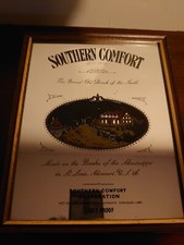 vintage advertising mirror