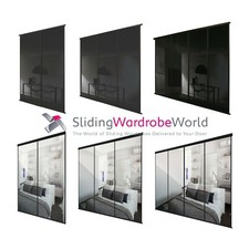 Black glass mirror spacepro - black,