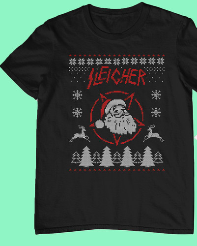 Sleigher santa shirt ugly - sleigher,