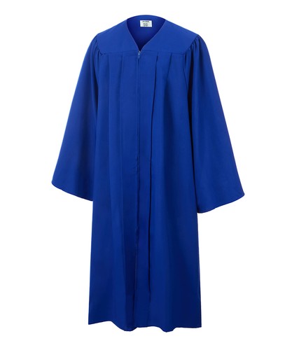 Unisex matte graduation gown - matte,