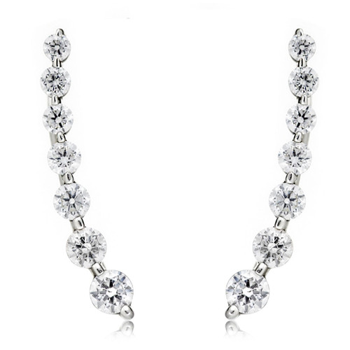 Diamonique earrings 925 - earrings,