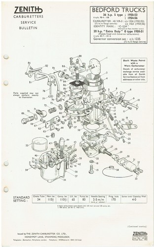 Bedford s type truck - type,