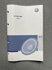 VW EOS OWNERS MANUAL HANDBOOK - 3.4 RCD 500 06-10