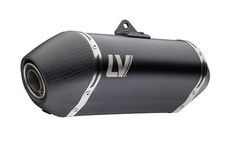 Muffler LeoVince slip-on LV-14 Black Edition with approval, Stainless Steel