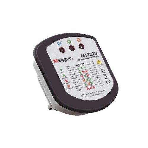 Megger mst220 audible - mst220, socket