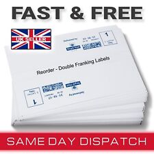 500 FRANKING LABELS–250