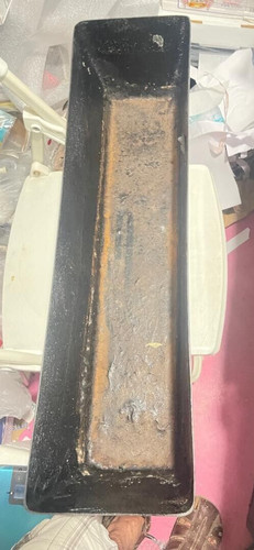 Black plant pot long planter - pot,