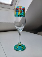 Hand Painted Champagne Flute