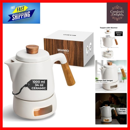 Elegant ceramic teapot set - ceramic,