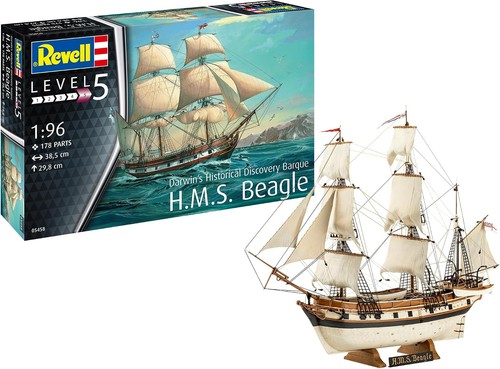 Revell beagle model - revell, h.m.s.