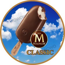Ice cream van sticker Magnum