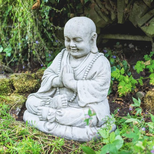 Large meditating buddha statue - meditating,