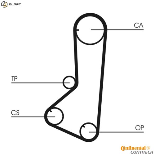 Timing belt ct801 for - timing,