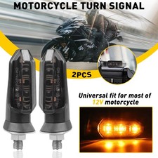 LED Amber Smoke Motorcycle