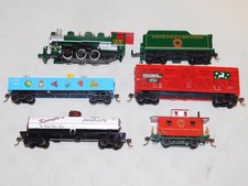 Bachmann HO Scale Santa Special Christmas Train Set EX  RUNS #00707