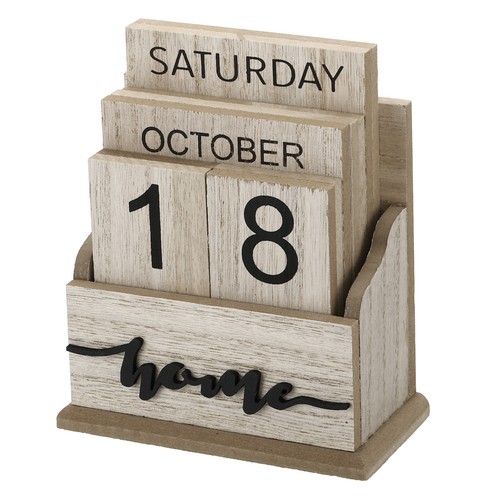 Wooden block perpetual - block,
