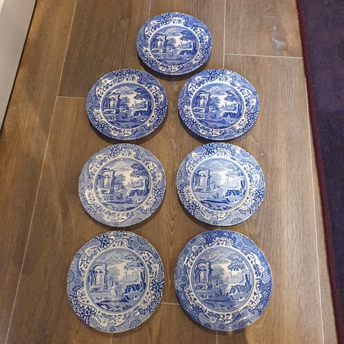 Spode blue italian plates - blue,