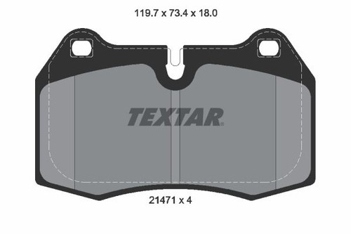 2147102 brake pad set - pad, disc