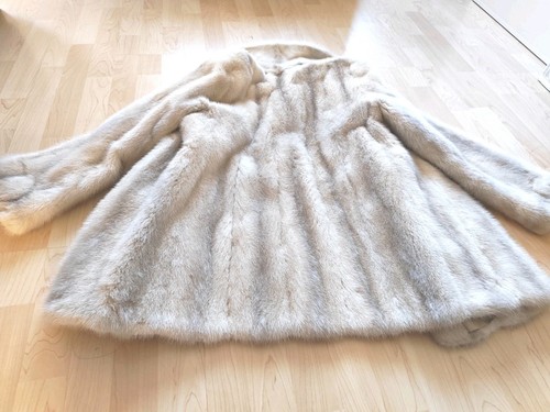 Real mink silver fur - mink,