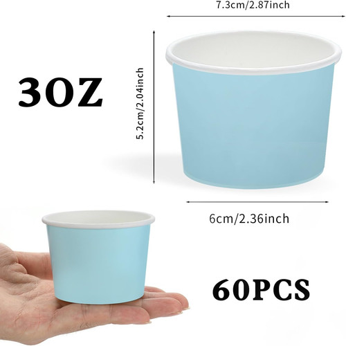 Paper ice cream cups - cups,100, x