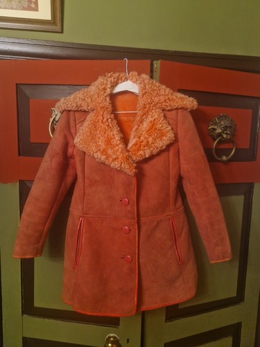 Original 1970s pink sheepskin - 1970s,