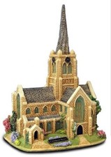 Lilliput Lane - Crooked Spire Church Chesterfield - 2013 Model - Limited Edition