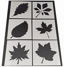 Tree leaf stencil furniture