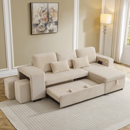 Corner sofa bed - sofa, convertible