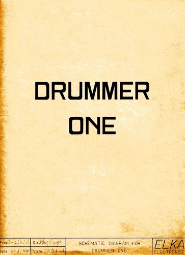 Elka drummer one schematic - one,