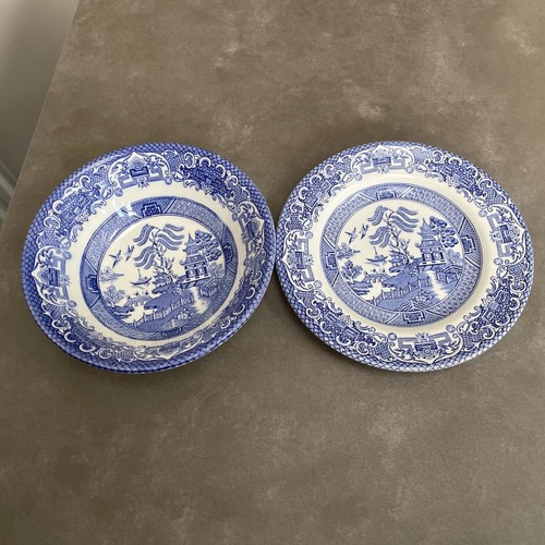 Willow pattern bowl side - willow, &