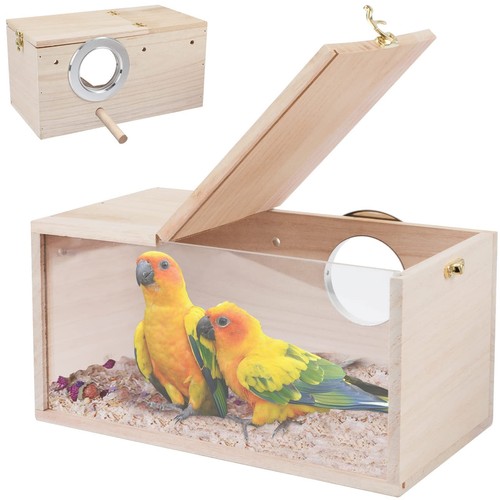 Budgie nesting box transparent - nesting,