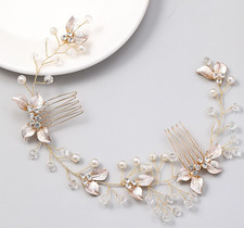 Rose Gold Brides Wedding hair