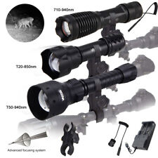 IR LED Flashlight Light 850/940 nm Infrared illuminator Night Vision Light Mount