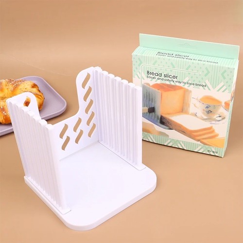 Adjustable bread slicer guide - bread,