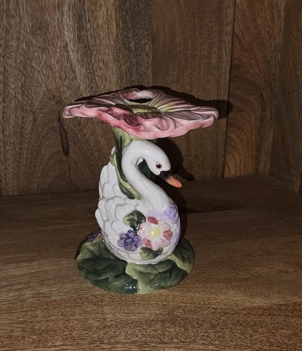 Vintage swan toothbrush holder - vintage,