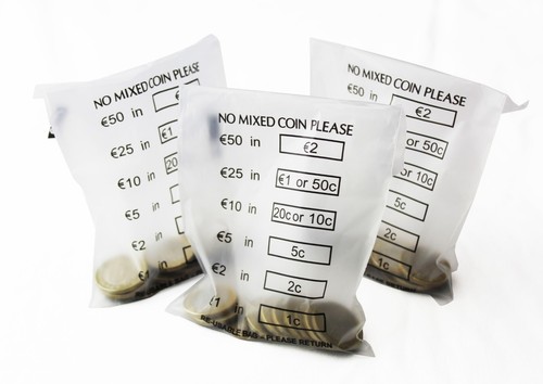 150 coin bags - 150, cents