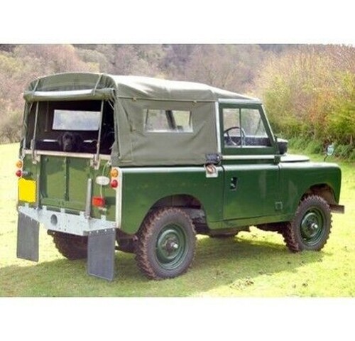 Tarp green with - with, window