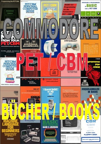 Commodore pet cbm - pet/cbm, bÜcher