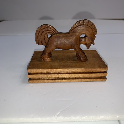 Vintage hand carved wooden - vintage,
