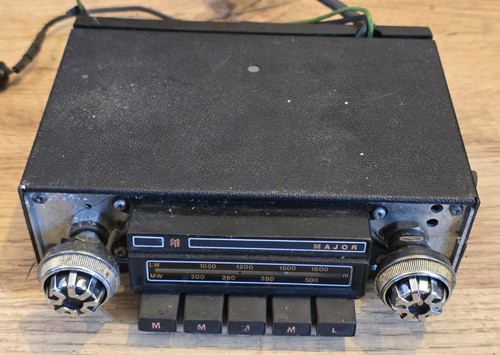 Vintage pye major car radio - pye,