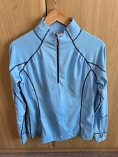 green lamb ladies golf  Zip Top Size 14 Blue