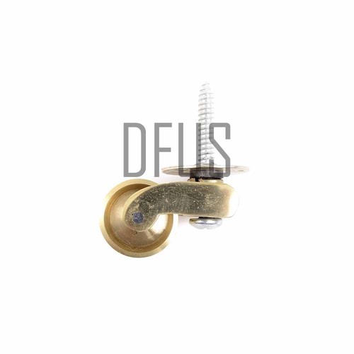 Solid brass castors screw - brass,