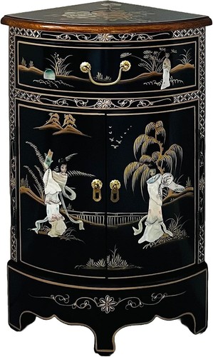 Oriental chinese black laquer - oriental,