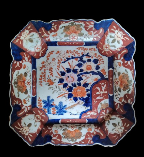 Large antique imari square - antique,