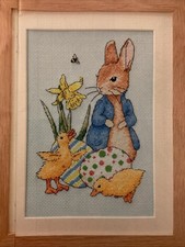 Beatrix Potter Peter Rabbit Spring Easter Eggs Chicks Cross Stitch Chart